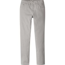 Spodnie Slim Fit bonprix jasnoszary. Szare spodnie chłopięce marki bonprix, w paski. Za 49,99 zł.