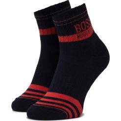 Skarpety Wysokie Unisex BOSS - Sh Rib Stripe Cc 50425492 401. Niebieskie skarpetki męskie Boss, bez wzorów, z elastanu. Za 49,00 zł.
