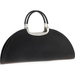 Torebki klasyczne damskie: Skórzana torebka w kolorze czarnym – 41 x 17 x 10 cm