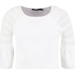 Swetry klasyczne damskie: Karen Millen POINTELLE FLUTED SLEEVE COLLECTION Sweter offwhite