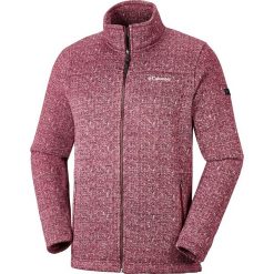 Kurtka polarowa "Boubioz" w kolorze czerwonym. Czerwone bluzy męskie Columbia, m, bez wzorów, z dzianiny, bez kaptura. W wyprzedaży za 219,95 zł.