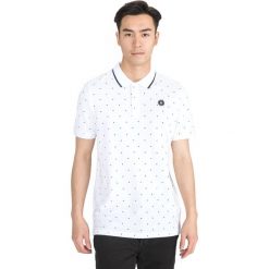 Jack & Jones Aop Polo Koszulka Biały. Białe podkoszulki męskie xxl, w grochy, z bawełny. Za 109,95 zł.