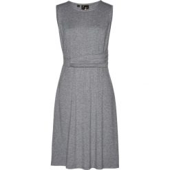 Bluza z kapturem bonprix czarny. Czarne sukienki damskie bonprix, z nadrukiem, bez rękawów, z kapturem. Za 54,99 zł.