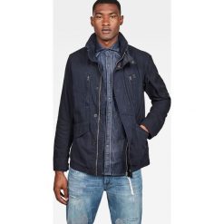 G-Star Raw - Kurtka. Niebieskie kurtki chłopięce Jack & Jones, bez wzorów, z bawełny, retro, długie, z kapturem. Za 339,90 zł.