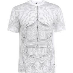 Neil Barrett BLACKBARRETT TOPOGRAPHY Tshirt z nadrukiem white/black. Białe koszulki polo męskie marki Neil Barrett BLACKBARRETT, m, z nadrukiem, z bawełny. W wyprzedaży za 440,30 zł.