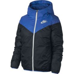 Nike Windrunner Kurtka Czarny Niebieski. Niebieskie kurtki damskie Nike, na jesień, l, bez wzorów, z poliesteru. Za 428,95 zł.