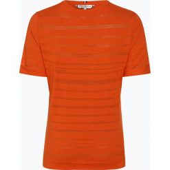 Tommy Hilfiger - T-shirt damski, pomarańczowy. Pomarańczowe t-shirty damskie TOMMY HILFIGER, m, w paski, bez kołnierzyka. Za 119,95 zł.