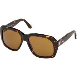 Okulary przeciwsłoneczne "FT0635/S" w kolorze brązowym. Brązowe okulary przeciwsłoneczne męskie marki Balenciaga, Prada, Tom Ford, z tworzywa sztucznego. W wyprzedaży za 449,95 zł.