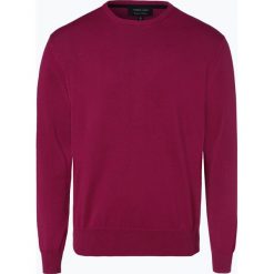 Andrew James - Sweter męski, lila. Czerwone swetry męskie marki Andrew James, m, bez wzorów, z dzianiny, klasyczne, z klasycznym kołnierzykiem, bez kaptura. Za 129,95 zł.