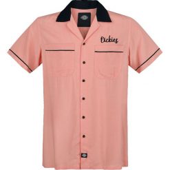 Dickies Wevertown Workershirt jasnoróżowy (Light Pink). Różowe koszule męskie marki Dickies, l, z nadrukiem, z dekoltem na plecach, z krótkim rękawem. Za 244,90 zł.