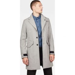 G-Star Raw - Płaszcz. Szare płaszcze męskie G-Star RAW, xl, bez wzorów, z bawełny, retro, krótkie, bez kaptura. Za 1399,00 zł.
