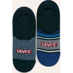 Levi's - Skarpety (2-pack). Niebieskie skarpetki męskie Levi's®, bez wzorów, z elastanu. Za 29,90 zł.