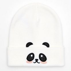 Akcesoria damskie: Czapka beanie - Biały