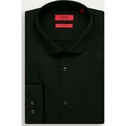 Hugo - Koszula. Białe koszule męskie HUGO, bez wzorów, z bawełny, eleganckie, z włoskim kołnierzykiem, z długim rękawem. Za 299,90 zł.