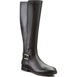 Buty zimowe damskie: Oficerki TOMMY HILFIGER – Berry 16A FW56821457 Black 990