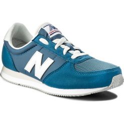 Sneakersy NEW BALANCE - KL220CCY Niebieski. Niebieskie półbuty dziewczęce New Balance, na sznurówki. W wyprzedaży za 159,00 zł.