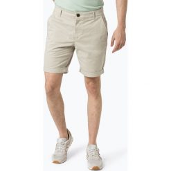 Selected - Spodenki męskie – Paris, beżowy. Brązowe spodenki i szorty męskie Selected, s, bez wzorów, z bawełny. Za 179,95 zł.