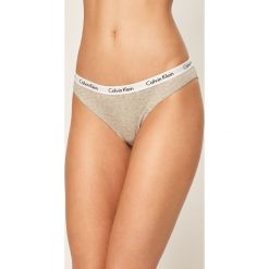 Calvin Klein Underwear - Figi (3 pack). Szare majtki damskie Calvin Klein Underwear, s, z bawełny. Za 179,90 zł.