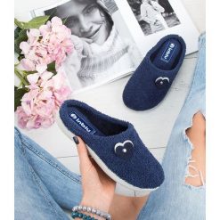 Kapcie damskie Inblu BS-42 Granatowe. Kapcie damskie Inblu, z materiału. Za 42,00 zł.