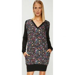 Trussardi Jeans - Sukienka. Szare sukienki mini marki Trussardi Jeans, na co dzień, l, z jeansu, casualowe, proste. W wyprzedaży za 499,90 zł.