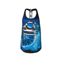 BLUZKA HOROSCOPE - LIBRA. Niebieskie bluzki sportowe damskie marki Feelj!, z dzianiny. Za 129,00 zł.