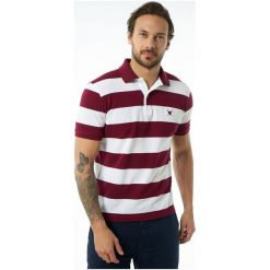 Auden Cavill Koszulka Polo Męska M Burgundowa. Czerwone koszulki męskie Auden Cavill, m, w paski, bez rękawów. Za 159,00 zł.