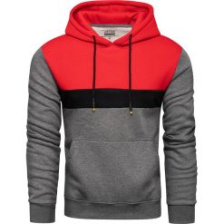 Bluza męska grafitowa z kapturem Recea. Szare bluzy męskie Recea, xl, bez wzorów, z bawełny, z kapturem, bez rękawów, z kapturem. Za 69,99 zł.