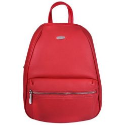 David Jones Damski Plecak Red cm5063a. Czerwone plecaki damskie marki David Jones, bez wzorów. Za 166,00 zł.