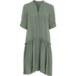 Soyaconcept Skjortklänning Radia khaki female zielony XXL (46). Zielone sukienki damskie Soyaconcept, s, w paski, z tkaniny, z dekoltem w serek, bez rękawów, szmizjerki. Za 189,00 zł.