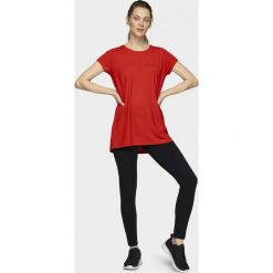 T-shirt damski TSD619 - ciemna czerwień - Outhorn. Czerwone koszulki damskie Outhorn, bez wzorów, z wiskozy, bez kołnierzyka. Za 39,99 zł.