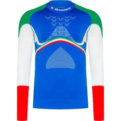 Koszulka z półgolfem X-BIONIC ENERGY ACCUMULATOR 4.0 PATRIOT ITALY. Czerwone koszulki męskie termoaktywne X BIONIC, s, bez wzorów, sportowe, bez kołnierzyka, bez rękawów. Za 590,00 zł.