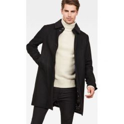 G-Star Raw - Płaszcz. Czarne płaszcze męskie G-Star RAW, s, bez wzorów, z poliesteru, retro, bez kaptura. Za 1849,00 zł.