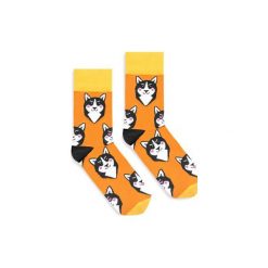 BananaSocks - skarpetki HUSKY. Brązowe skarpetki damskie marki Banana socks, z motywem zwierzęcym. Za 27,99 zł.