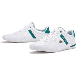 LACOSTE CHAYMON 120 1 CMA > 7-39CMA0011082. Buty sportowe męskie Lacoste, ze skóry, bez zapięcia, tenisowe. W wyprzedaży za 369,99 zł.