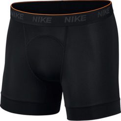 Nike Brief 2ppk Boxer AA2960-010. Czarne bokserki męskie Nike, bez wzorów, z bawełny. W wyprzedaży za 129,99 zł.