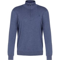 Polo Ralph Lauren Sweter supply blue heather. Szare swetry klasyczne męskie marki Polo Ralph Lauren, l, z bawełny, button down, z długim rękawem. W wyprzedaży za 345,95 zł.