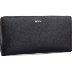 Duży Portfel Damski FURLA - Babylon 1025457 P PZ59 B30 Onyx/Toni Gesso. Czarne portfele damskie Furla, bez wzorów, ze skóry. Za 645,00 zł.