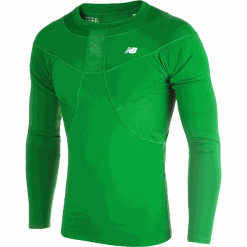 Koszulka kompresyjna - WSTM756FN. Koszulki męskie New Balance, m, bez wzorów, z elastanu, bez kołnierzyka, bez rękawów, do piłki nożnej. W wyprzedaży za 59,99 zł.