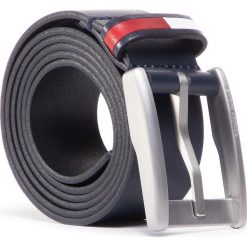 Pasek Męski TOMMY JEANS - Tjm Flag Inlay Belt 3.5 AM0AM06663 C87. Niebieskie paski męskie Tommy Jeans, w paski, z jeansu. Za 229,00 zł.
