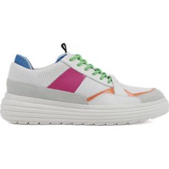 Geox - Buty. Białe buty sportowe damskie Geox, ze skóry. Za 499,90 zł.