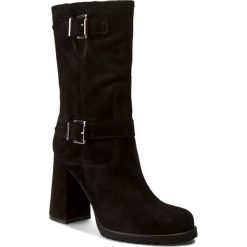 Buty zimowe damskie: Kozaki QUAZI – 102QU Czarny