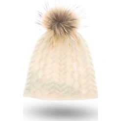 CZAPKA OLIMPO Max Mara Weekend. Białe czapki damskie Weekend Max Mara, bez wzorów, z wełny. Za 529,00 zł.