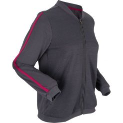 Bluza rozpinana bonprix szary melanż. Szare bluzy damskie bonprix, melanż. Za 44,99 zł.