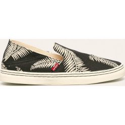 Levi's - Tenisówki. Czarne trampki męskie Levi's®, bez wzorów, z gumy, bez zapięcia. Za 219,90 zł.