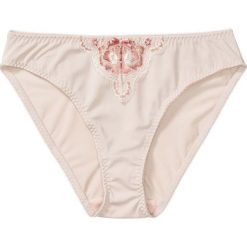 Figi bonprix kamienisto-beżowy - brązowy. Szare majtki damskie bonprix, bez wzorów. Za 21,99 zł.