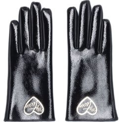 TWINSET Rękawiczki Czarny. Czarne rękawiczki damskie Twinset, bez wzorów, z materiału. Za 407,95 zł.