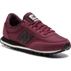 Sneakersy NEW BALANCE - WL410BBW Bordowy. Czerwone półbuty damskie New Balance, bez wzorów, ze skóry ekologicznej, bez obcasa, na płaskiej podeszwie, bez zapięcia. W wyprzedaży za 179,00 zł.