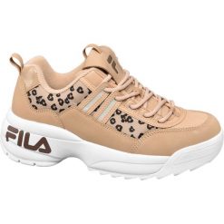 Sneakersy damskie Fila brązowe. Pomarańczowe sneakersy damskie Fila, z gumy. Za 199,90 zł.