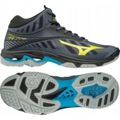 Buty skate męskie: Mizuno Buty męskie Wave Lighting Z4 MID grafitowe r. 43 (V1GA180547)