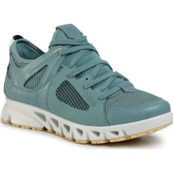 Sneakersy ECCO - Multi-Vent W GORE-TEX 88013351757 Trellis/EggShell Blue/Popcorn. Zielone półbuty damskie ecco, bez wzorów, ze skóry, bez obcasa, na płaskiej podeszwie, bez zapięcia. Za 919,00 zł.
